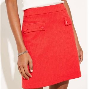 Loft Textured Pocket Shift Skirt